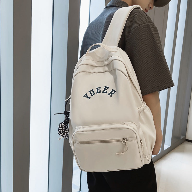 Girls simple nylon backpack