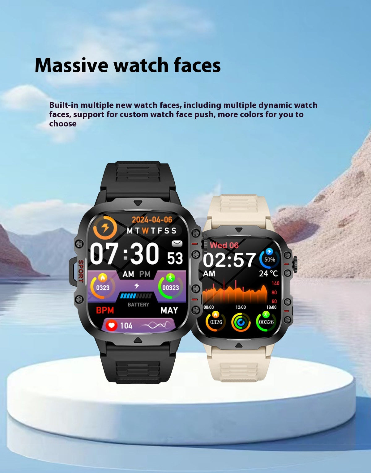 Alternate view: Women's outdoor smart watch