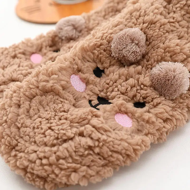 Women's Warm Fuzzy Slipper Socks - view 3