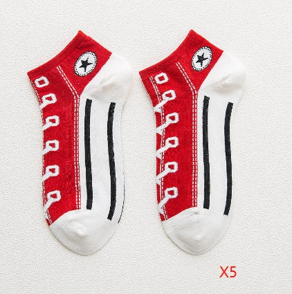 Low Cut Cotton Boat Socks - view 16