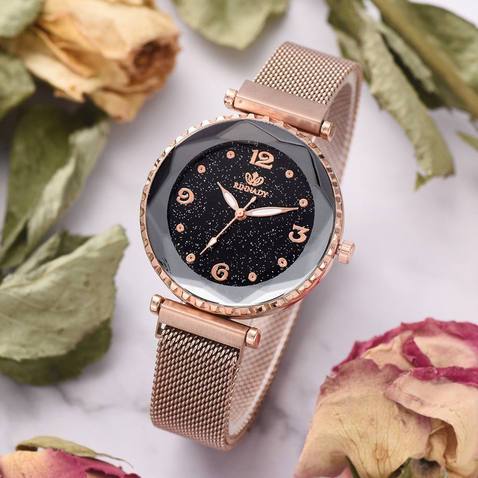 Alternate view: Women's starry sky bracelet watch