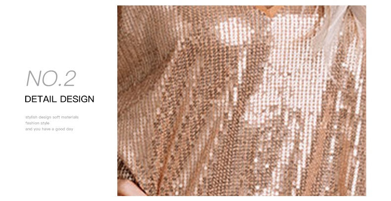 Alternate view: Women's sequin backless vest