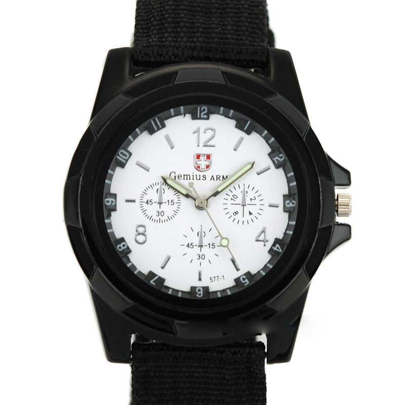 Military style nylon strap watch - view 2