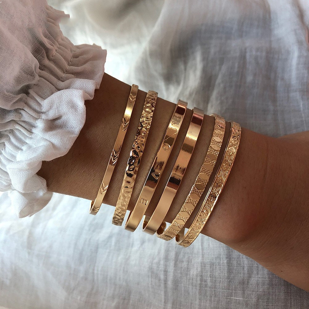 Women's metal cuff bracelet
