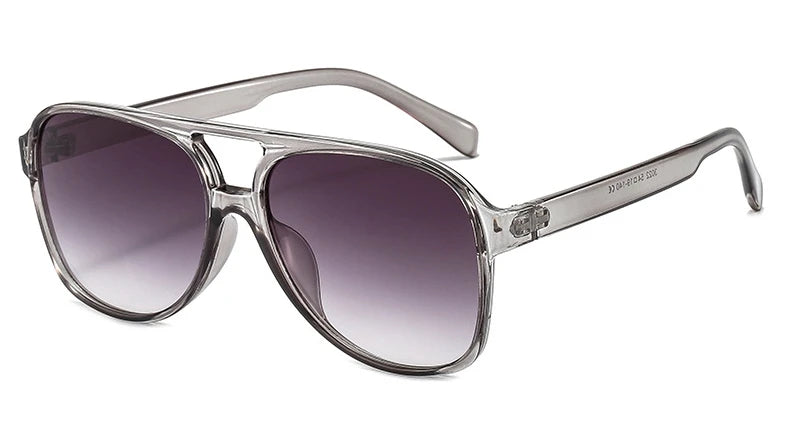 Alternate view: Unisex oversized pilot sunglasses