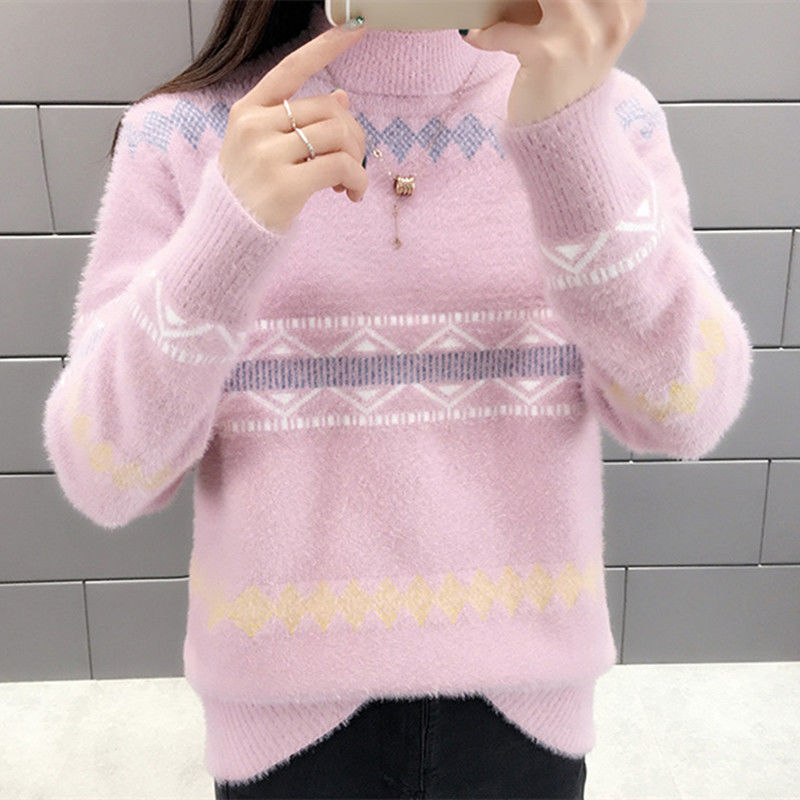 Women's chic autumn sweater