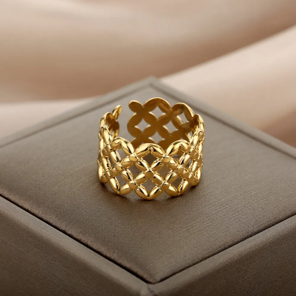 Women's vintage geometric ring