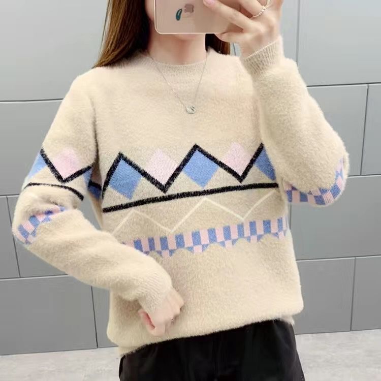 Women's chic autumn sweater