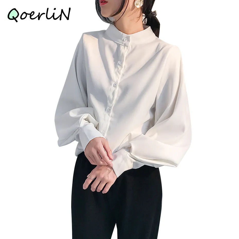 Alternate view: Women's modern office blouse