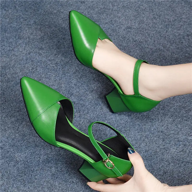 Women's e lace up high heels