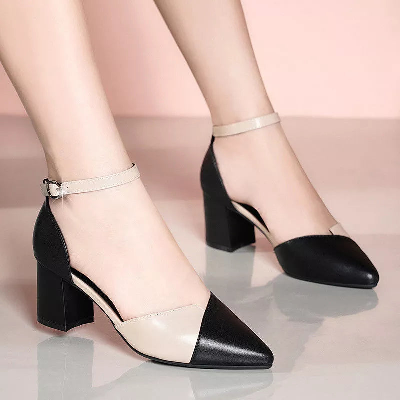 Women's x lace up high heels
