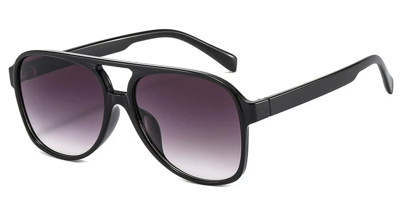 Alternate view: Unisex oversized pilot sunglasses