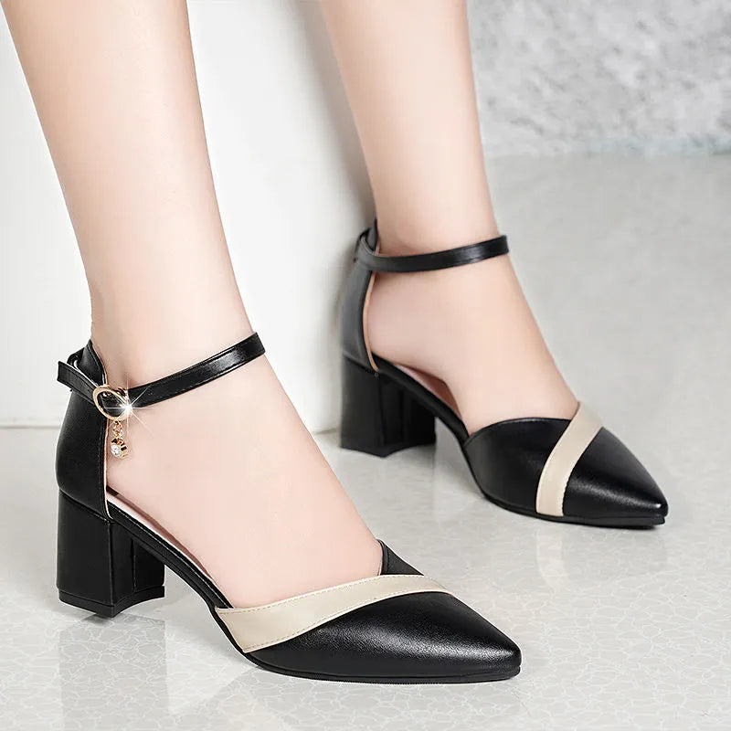 Women's g lace up high heels