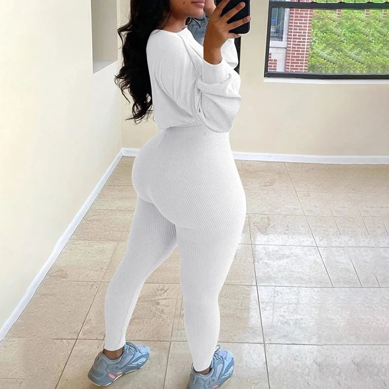 Alternate view: Women's corduroy sweatshirt & legging set