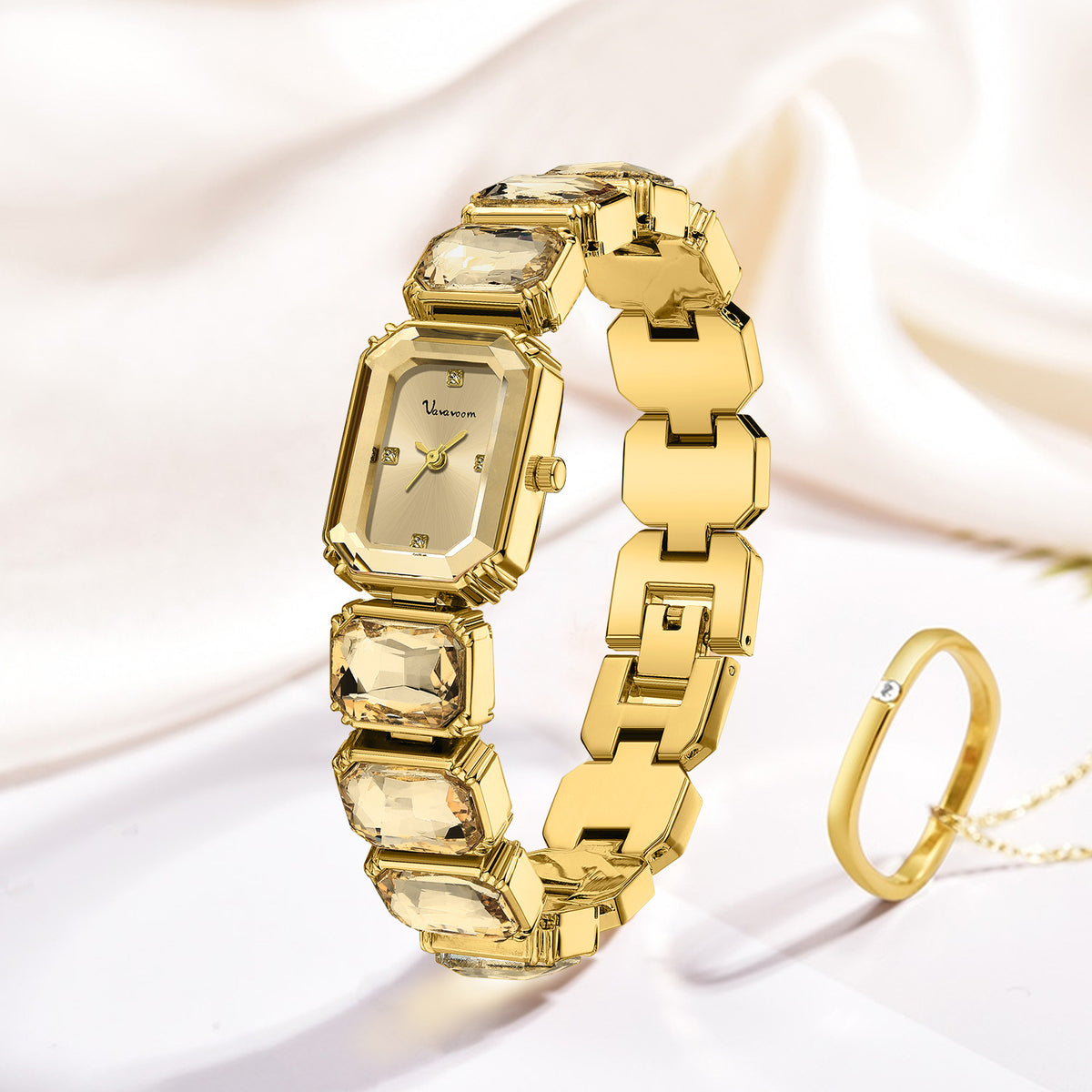 Alternate view: Women's square dial watch