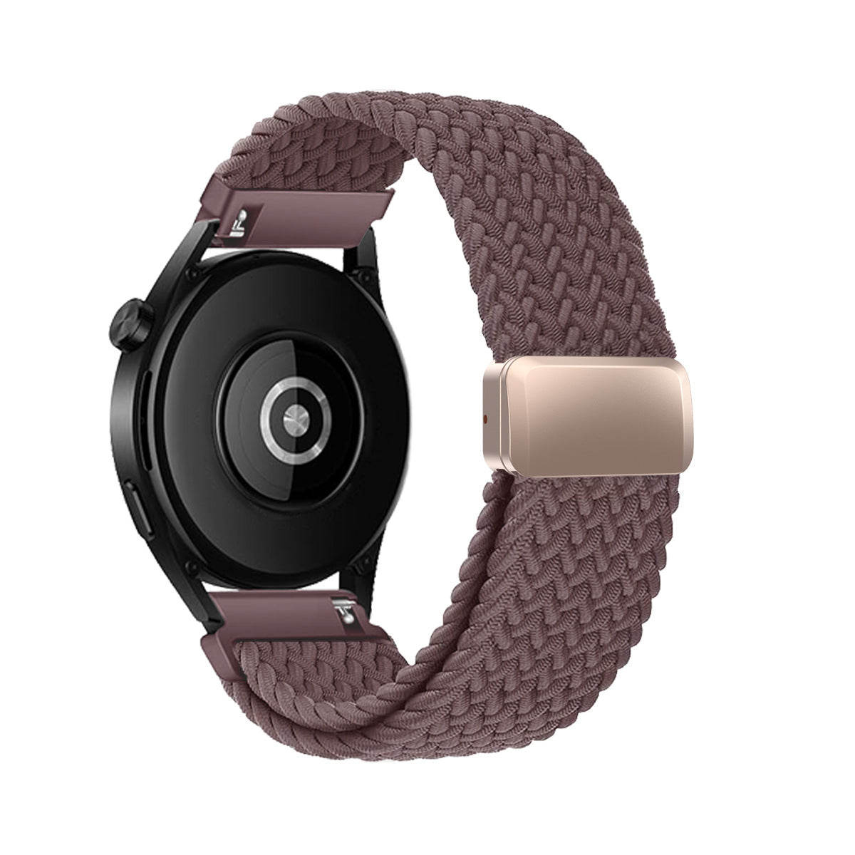 Unisex nylon braided stretch strap