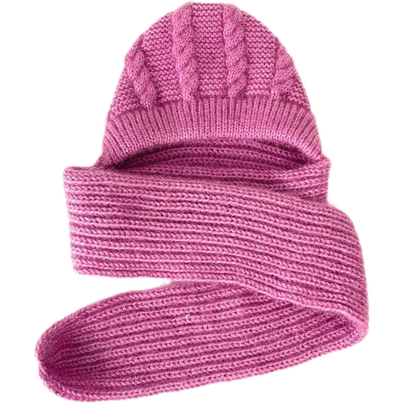 Alternate view: Unisex hat & scarf combo