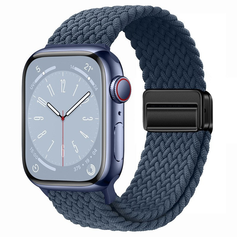 Unisex nylon braided stretch strap