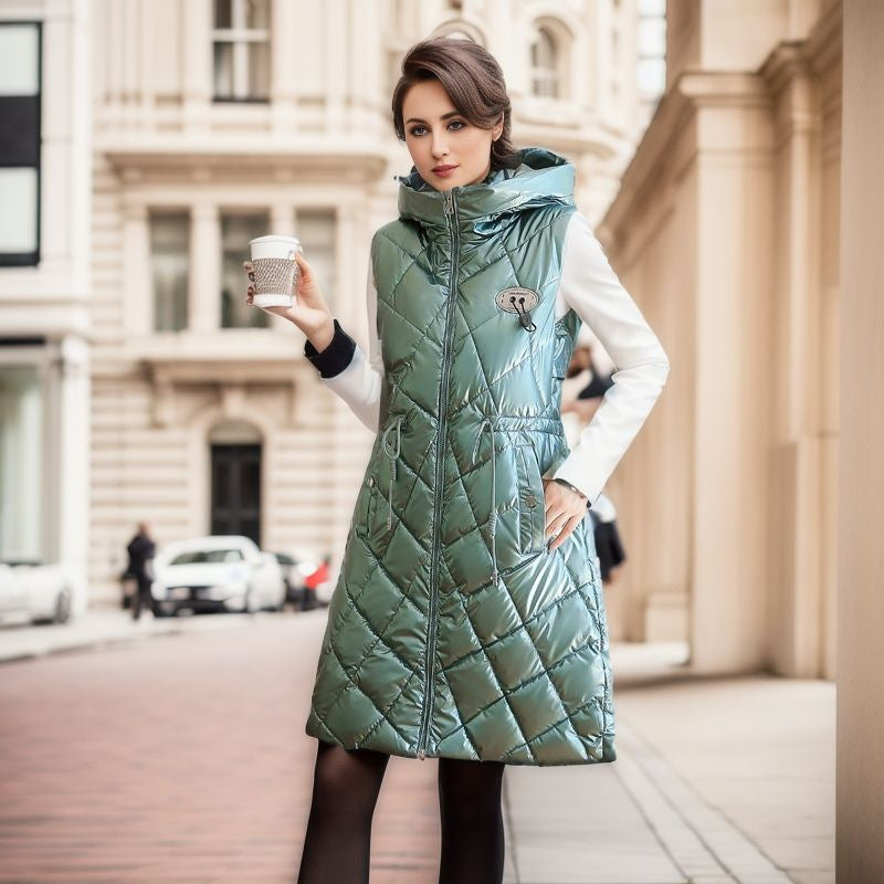 Women's green vest