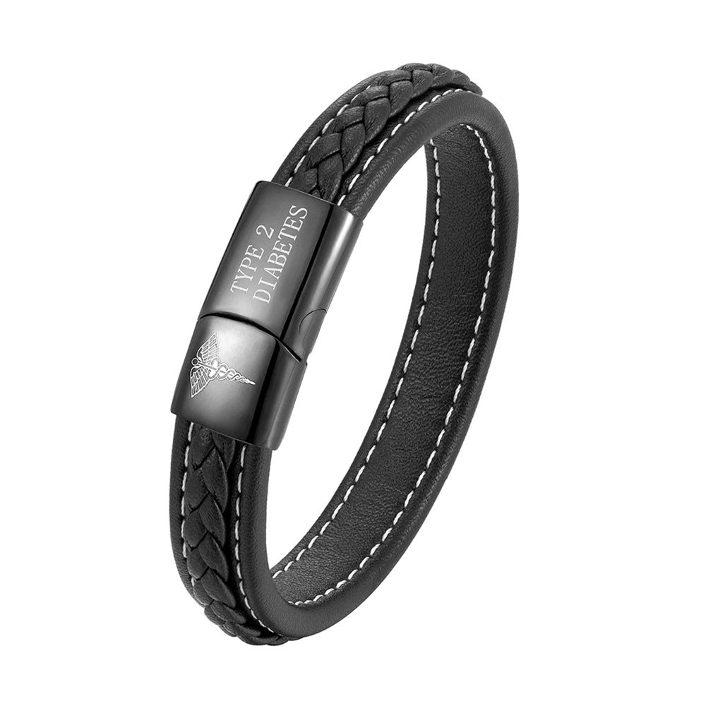 Unisex emergency ID bracelet