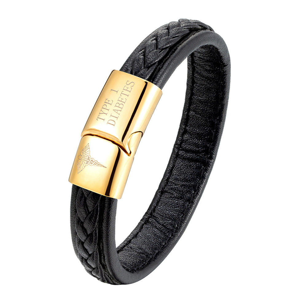 Unisex emergency ID bracelet