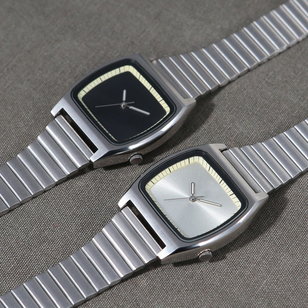 Alternate view: Unisex simple square watch