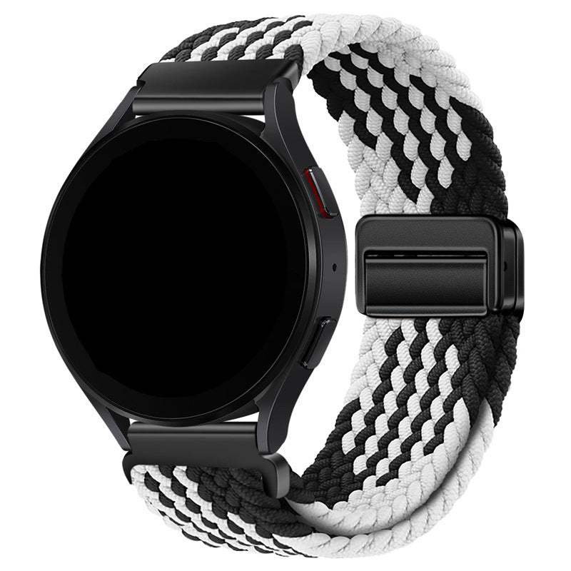Unisex nylon braided stretch strap