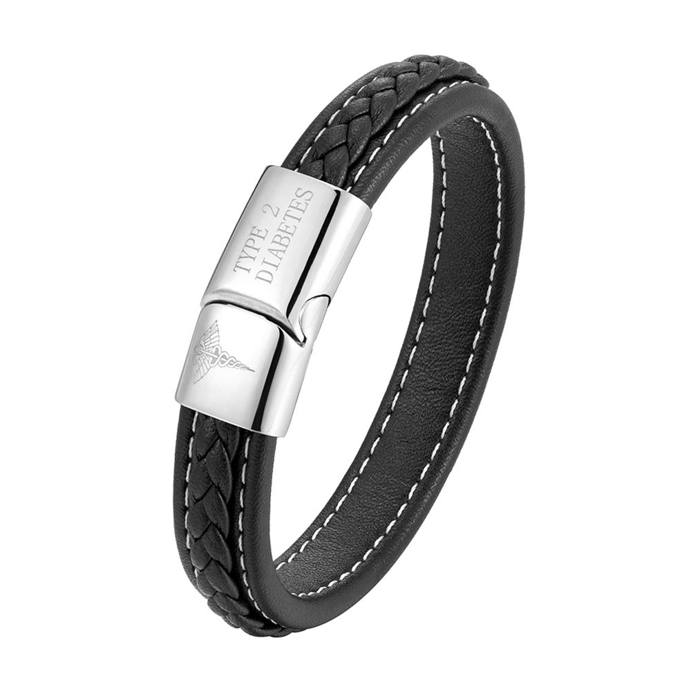 Unisex emergency ID bracelet