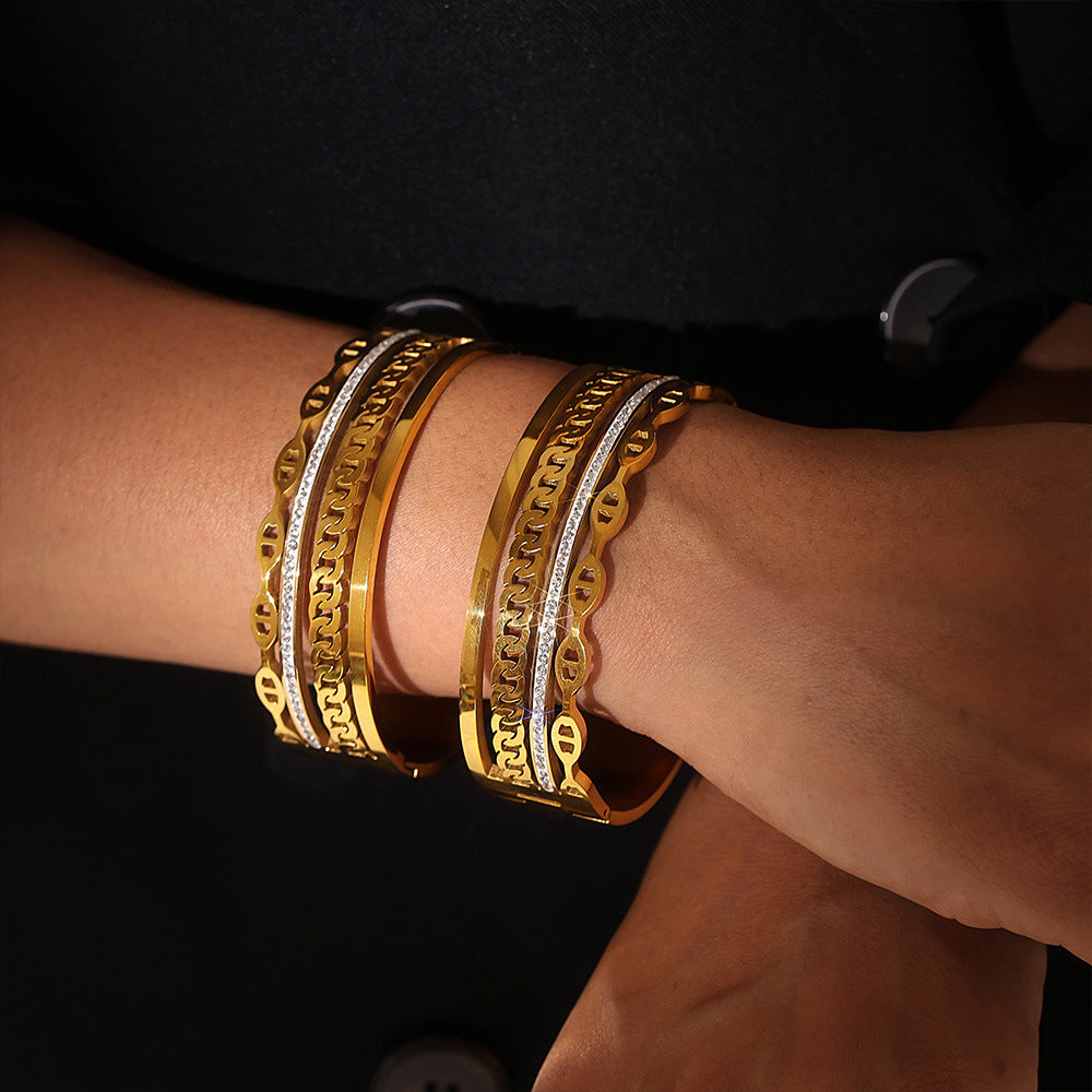 Women's rhinestone bracelet