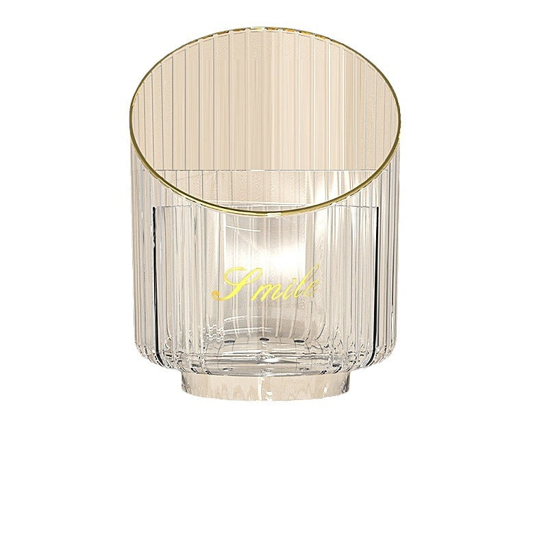 Unisex rotating makeup brush holder