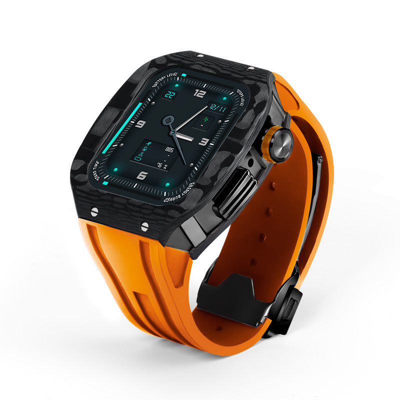 Unisex carbon fiber watch case