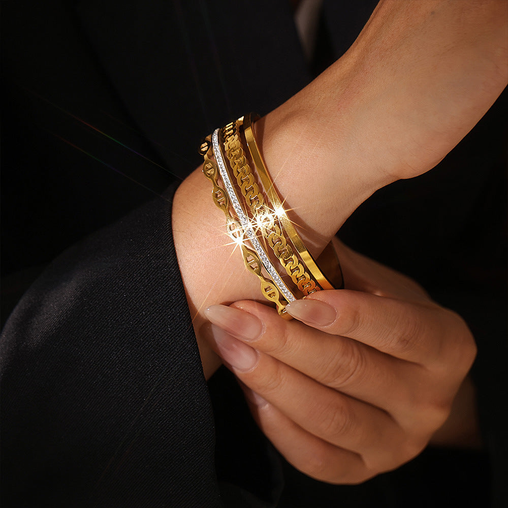 Alternate view: Women's rhinestone bracelet