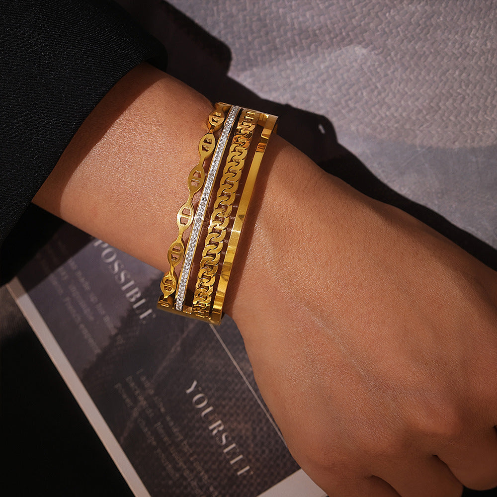 Alternate view: Women's rhinestone bracelet