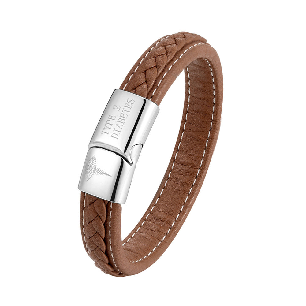 Unisex emergency ID bracelet