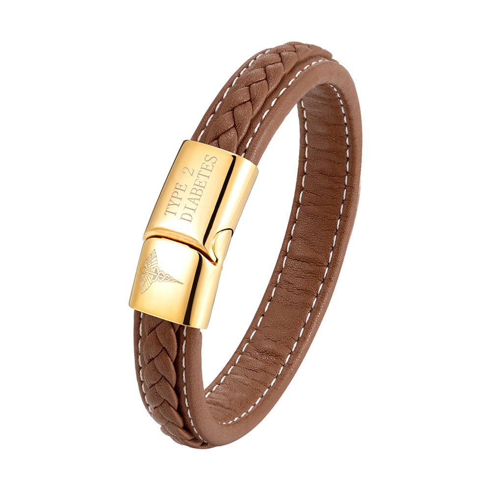 Unisex emergency ID bracelet