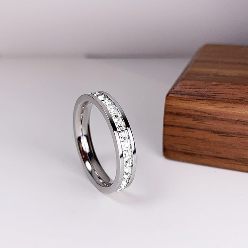 Unisex titanium rings