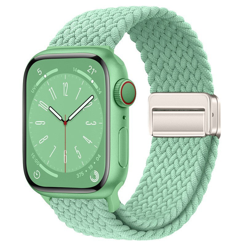 Unisex nylon braided stretch strap