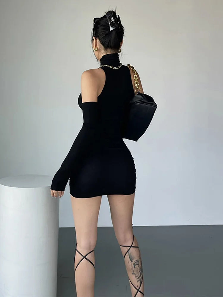 Alternate view: Women's high neck mini dress