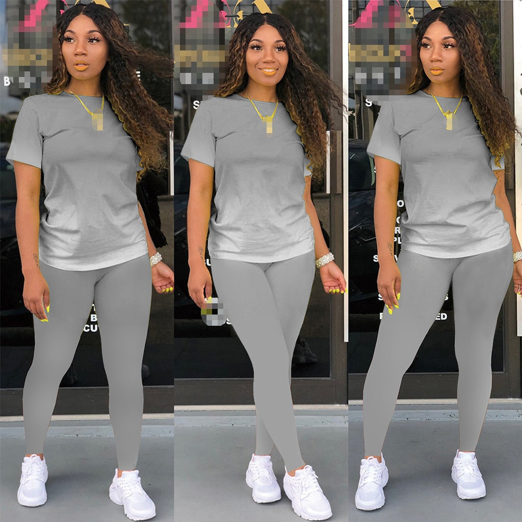 Women's gradient tracksuit
