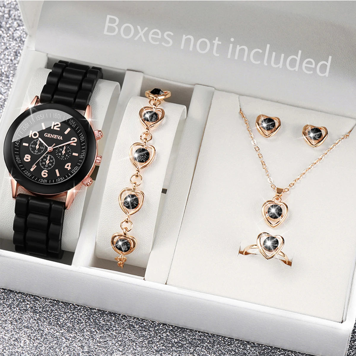 Silicone watch and jewelry gift set - view 14