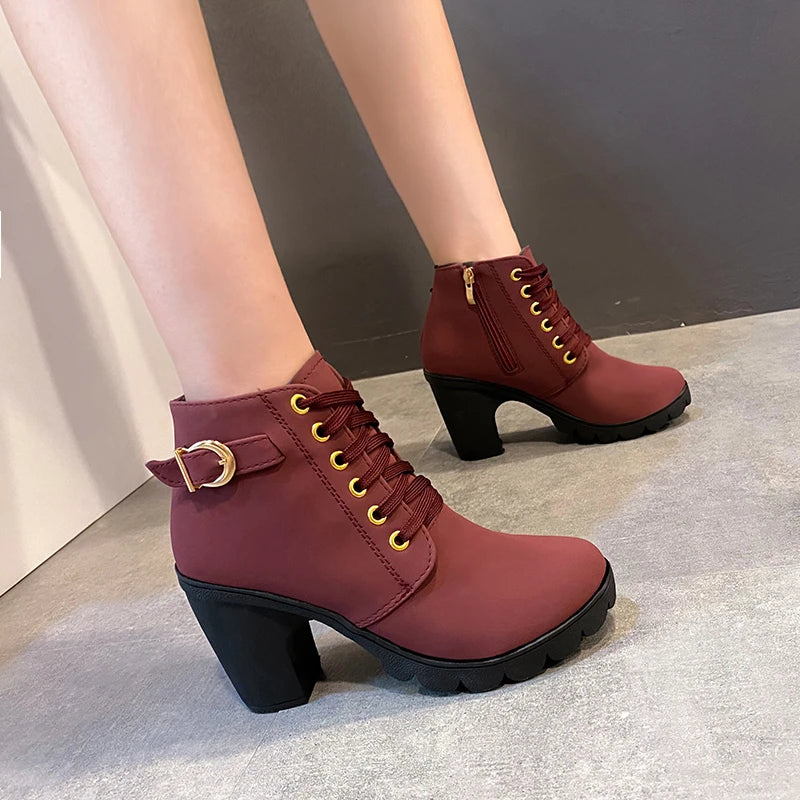 Alternate view: Women's lace up pumps