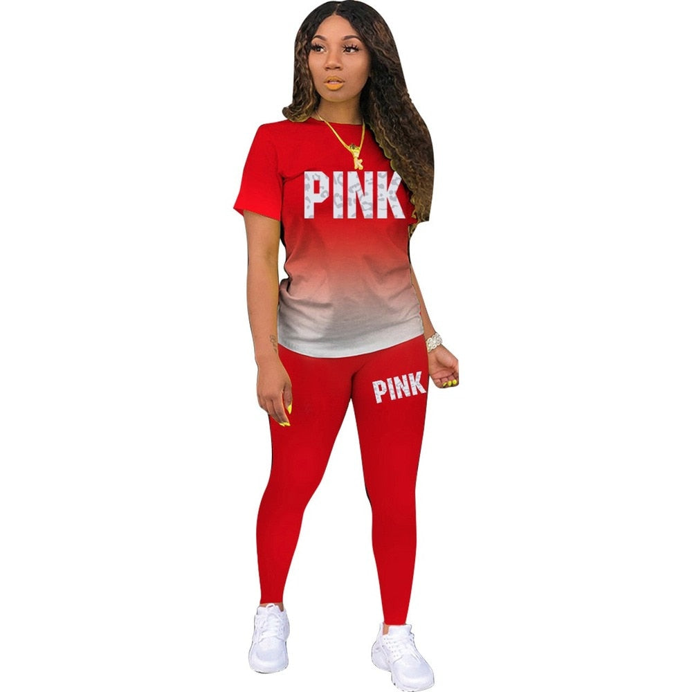 Women's gradient tracksuit