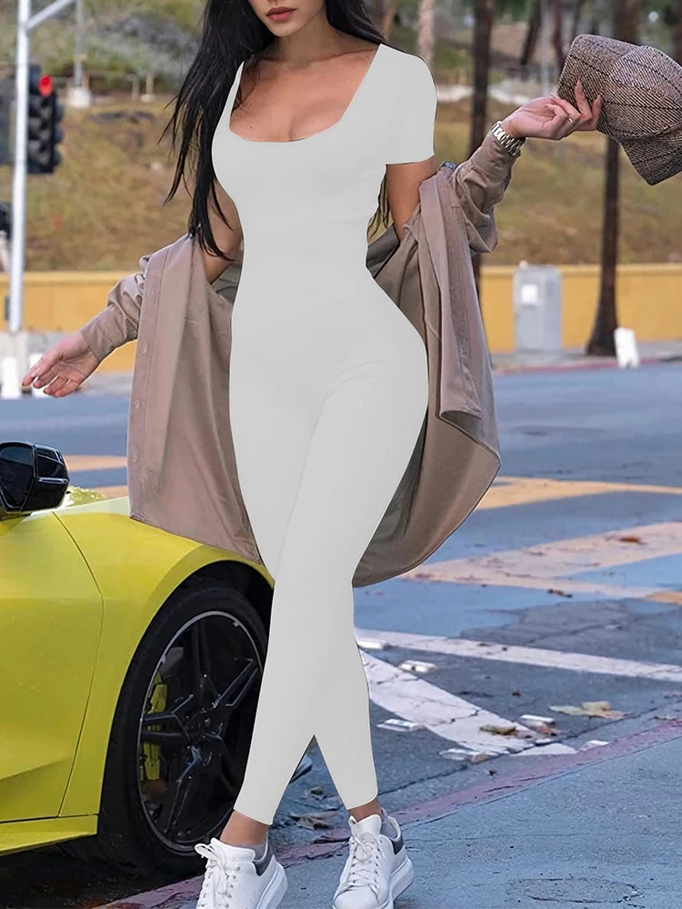 Women's white jumpsuits & rompers