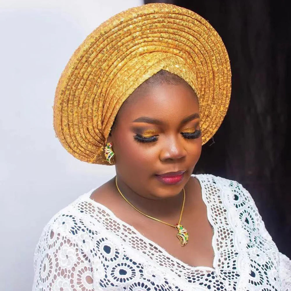 Alternate view: Women's sequin turban cap