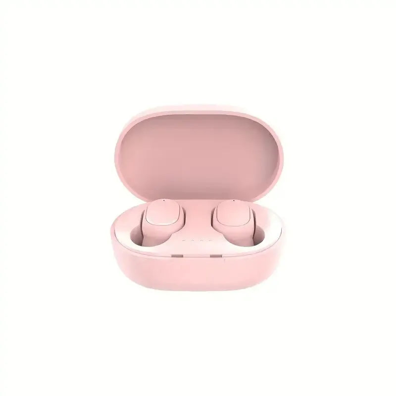 Unisex pink A6S bluetooth headphones: sporty sound, seamless connection