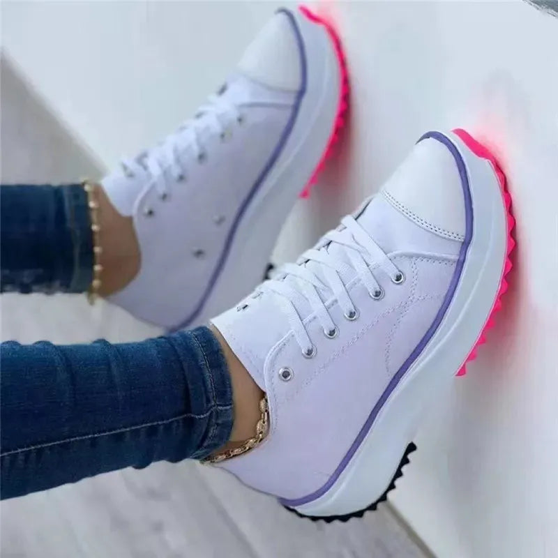 Women's white classic sneakers