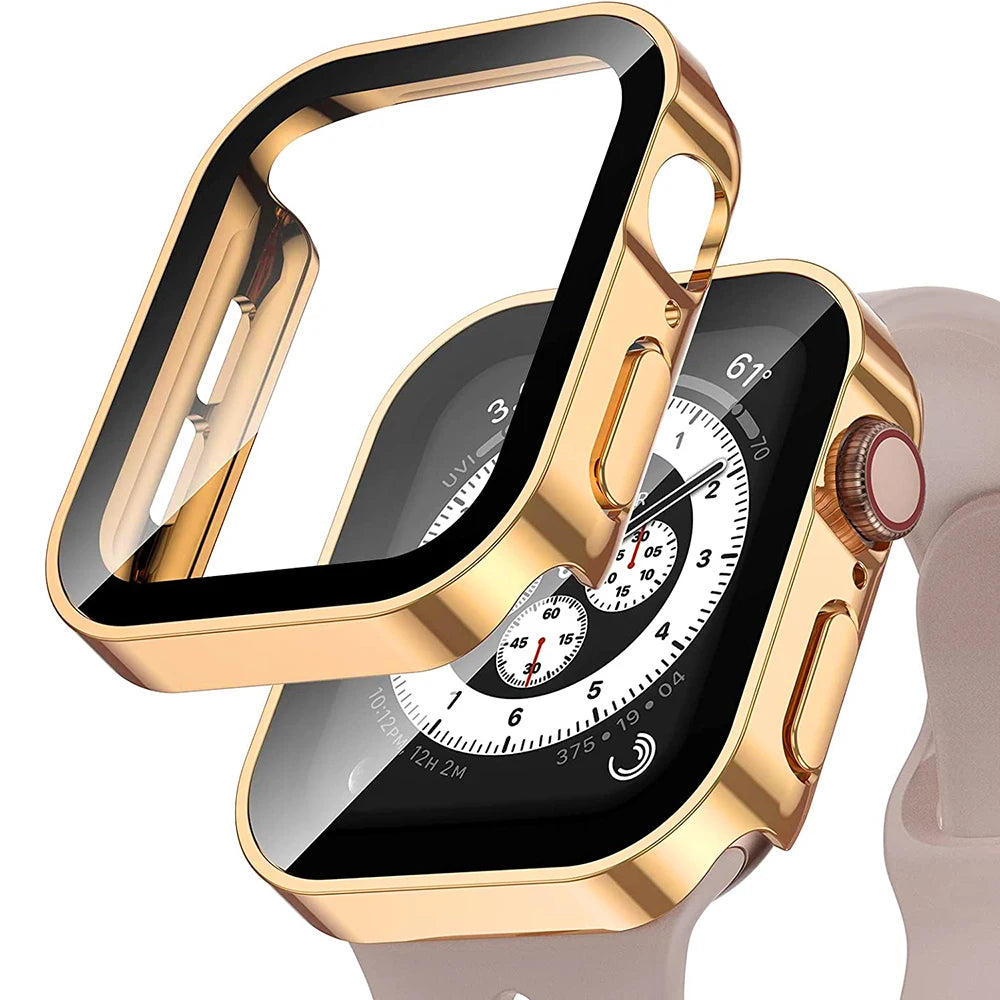 Unisex rose gold watch case