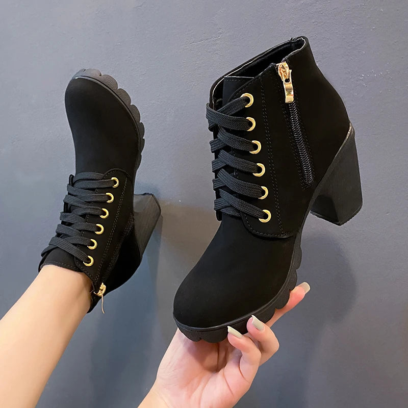 Alternate view: Women's lace up pumps