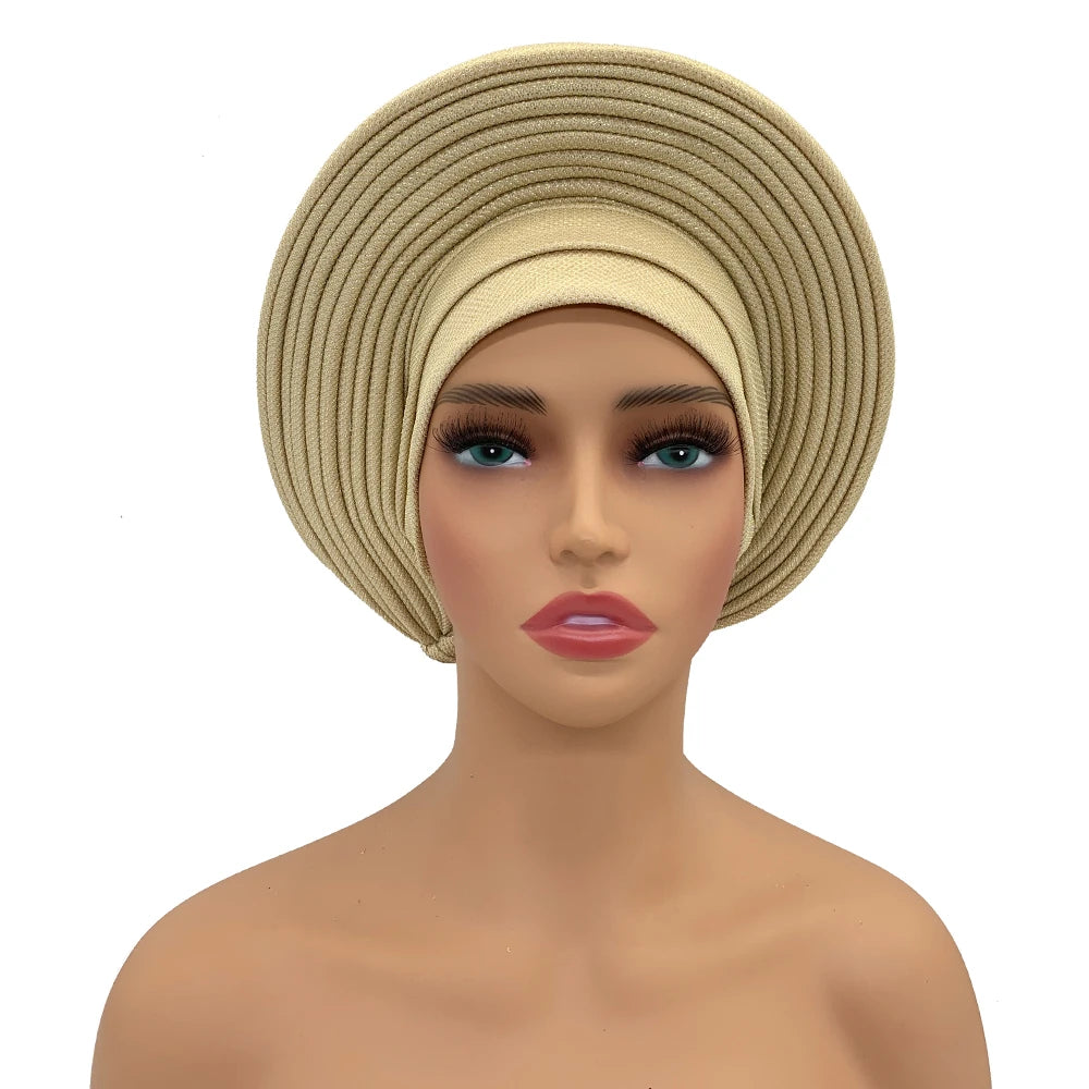 Women's khaki made turban, colors