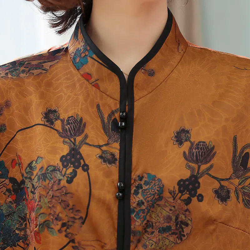 Alternate view: Women's cheongsam blouse